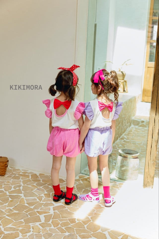 Kikimora - Korean Children Fashion - #discoveringself - Chick Ribbon Tee - 8