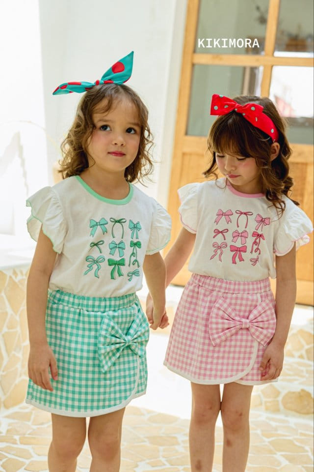 Kikimora - Korean Children Fashion - #designkidswear - Printing Ribbon Tee - 4