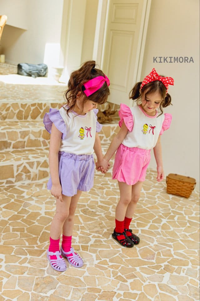 Kikimora - Korean Children Fashion - #fashionkids - Chick Ribbon Tee - 9