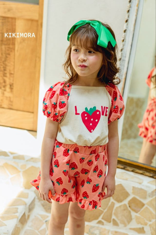 Kikimora - Korean Children Fashion - #kidsstore - Strawberry Pants - 10