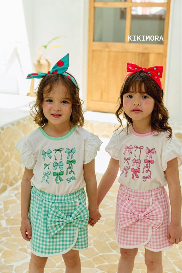 Kikimora - Korean Children Fashion - #kidsstore - Printing Ribbon Tee - 7