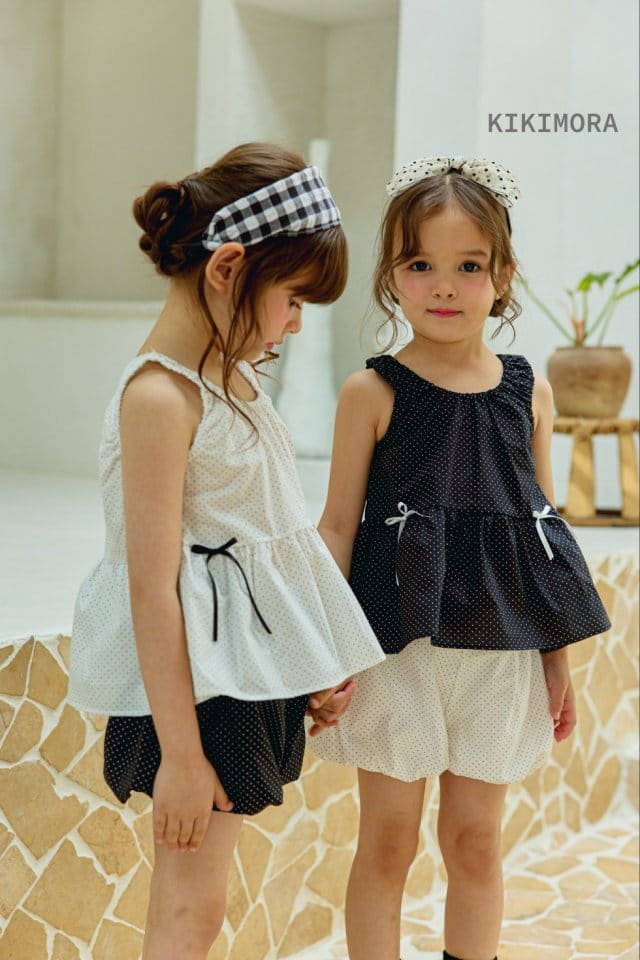 Kikimora - Korean Children Fashion - #kidzfashiontrend - Small Dot Volume Pants - 6