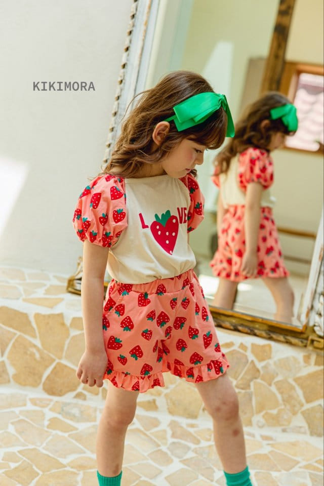 Kikimora - Korean Children Fashion - #kidzfashiontrend - Strawberry Tee - 10