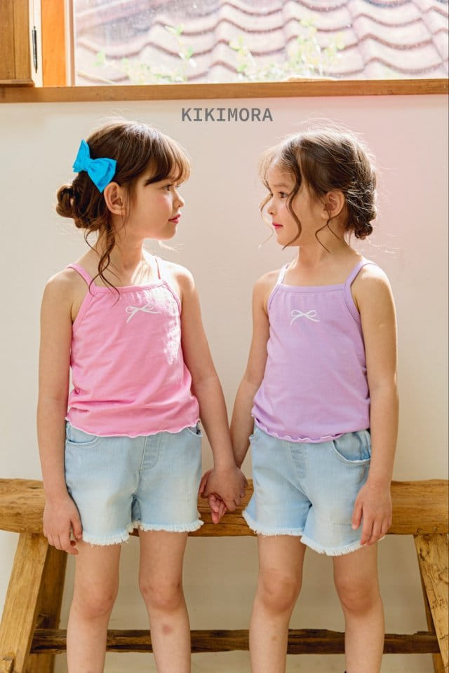 Kikimora - Korean Children Fashion - #littlefashionista - Vintage Short Denim Pants - 11