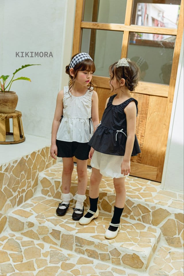 Kikimora - Korean Children Fashion - #littlefashionista - Small Dot Volume Pants - 8