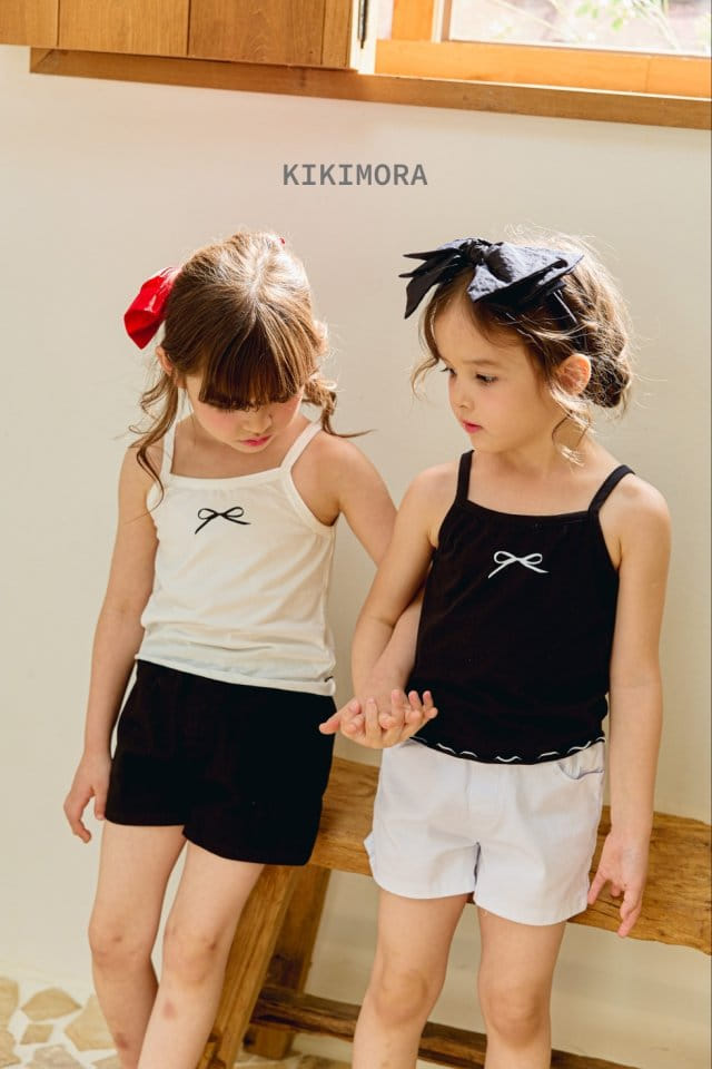 Kikimora - Korean Children Fashion - #littlefashionista - Intalock String Sleeveless Tee - 3