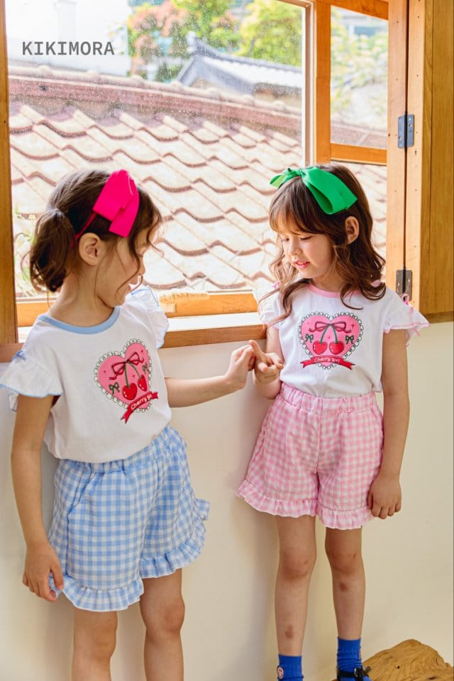 Kikimora - Korean Children Fashion - #littlefashionista - Heart Cherry Tee