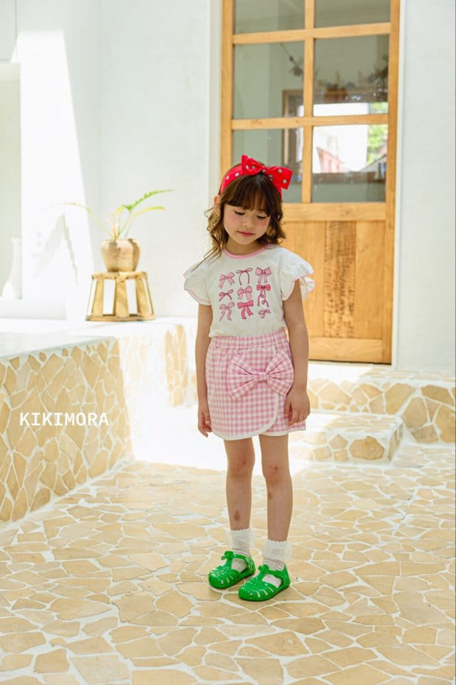 Kikimora - Korean Children Fashion - #littlefashionista - Printing Ribbon Tee - 10