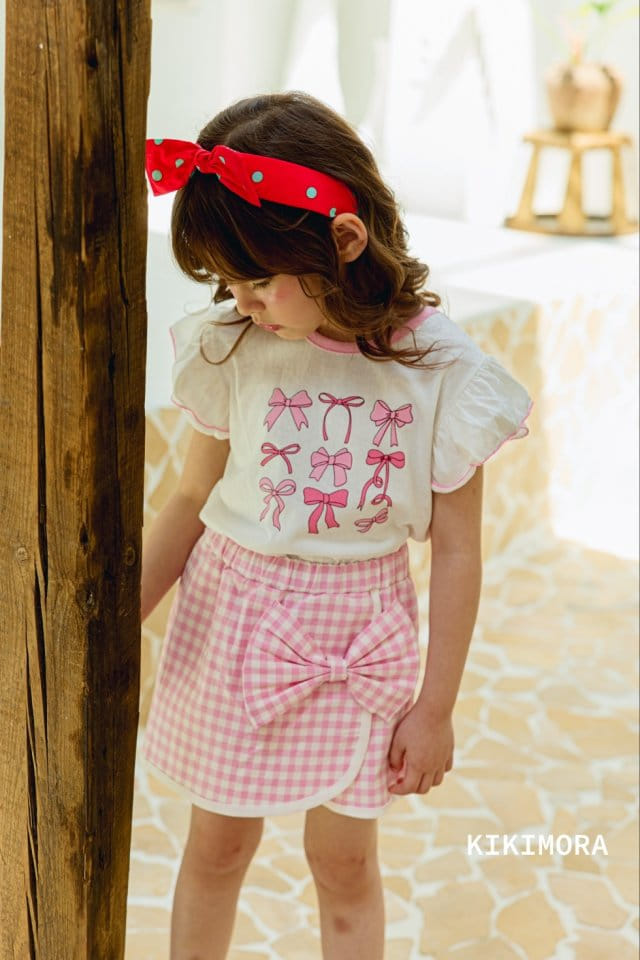 Kikimora - Korean Children Fashion - #magicofchildhood - Printing Ribbon Tee - 11