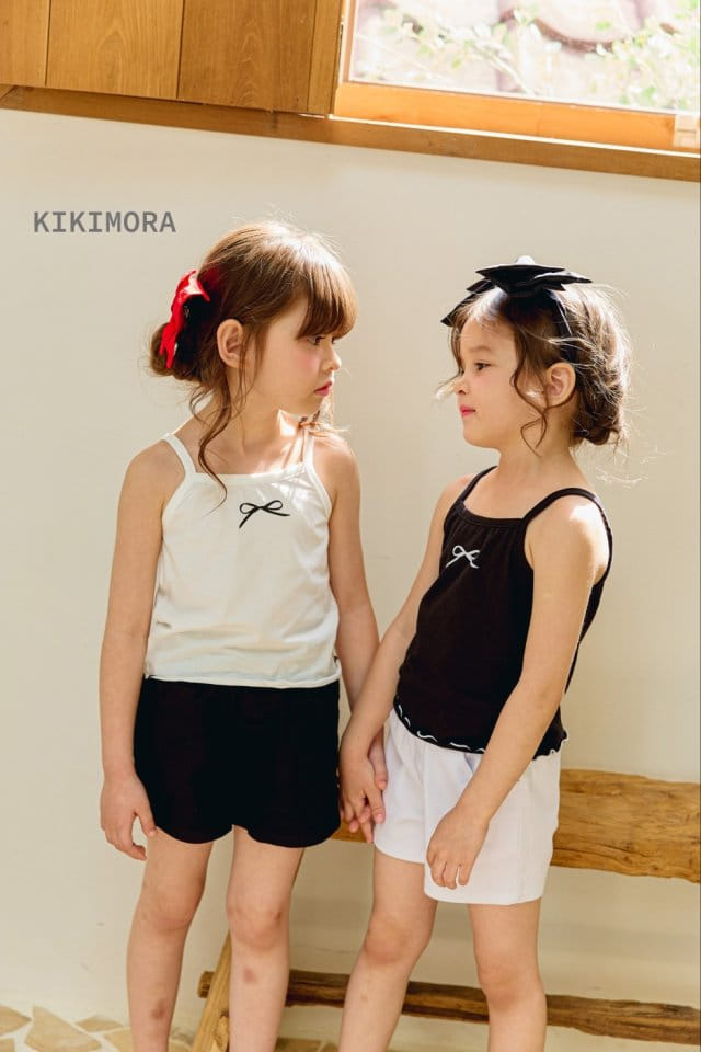 Kikimora - Korean Children Fashion - #prettylittlegirls - Intalock String Sleeveless Tee - 6