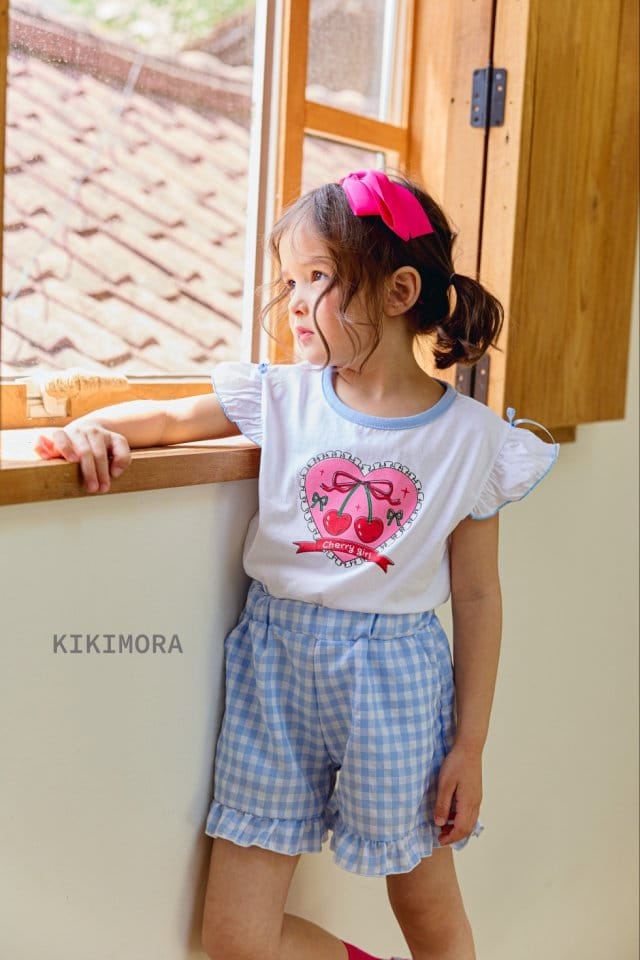 Kikimora - Korean Children Fashion - #stylishchildhood - Heart Cherry Tee - 7