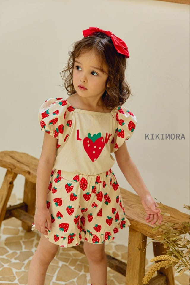 Kikimora - Korean Children Fashion - #stylishchildhood - Strawberry Tee - 2