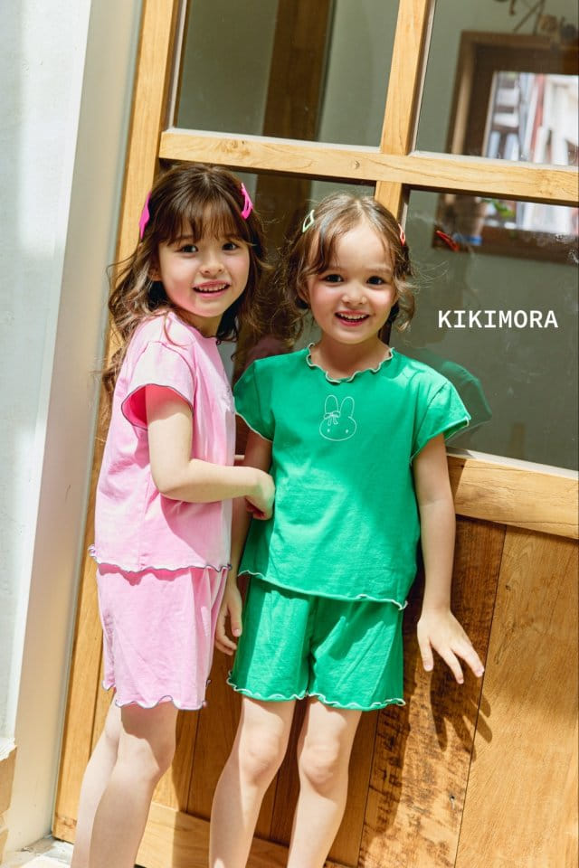 Kikimora - Korean Children Fashion - #todddlerfashion - Intalock Rabbit Top Bottom Set - 9