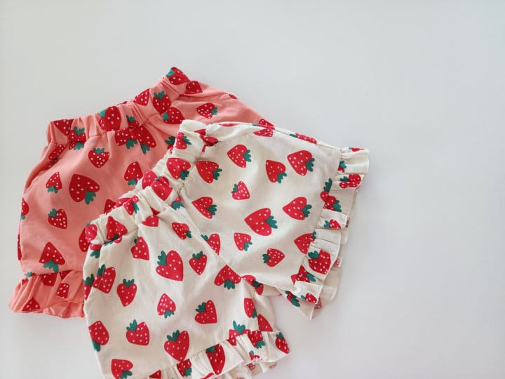 Kikimora - Korean Children Fashion - #todddlerfashion - Strawberry Pants