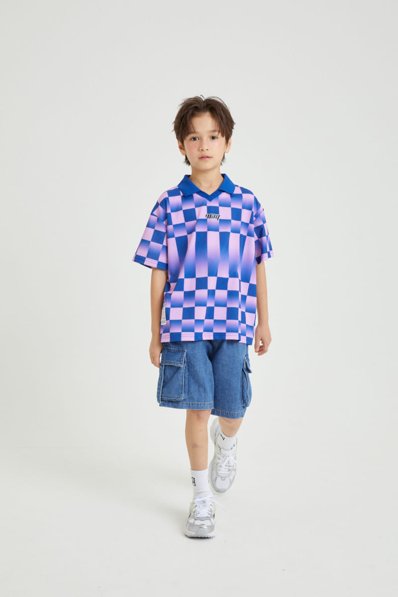 Kokoyarn - Korean Children Fashion - #childofig - Checker Short Sleeve Tee - 6