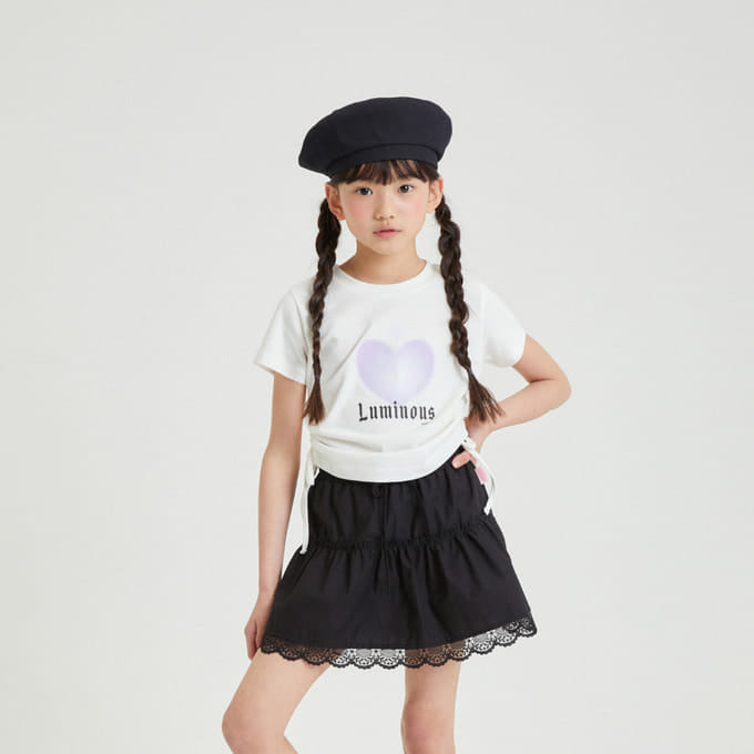 Kokoyarn - Korean Children Fashion - #designkidswear - Heart Shirring Tee