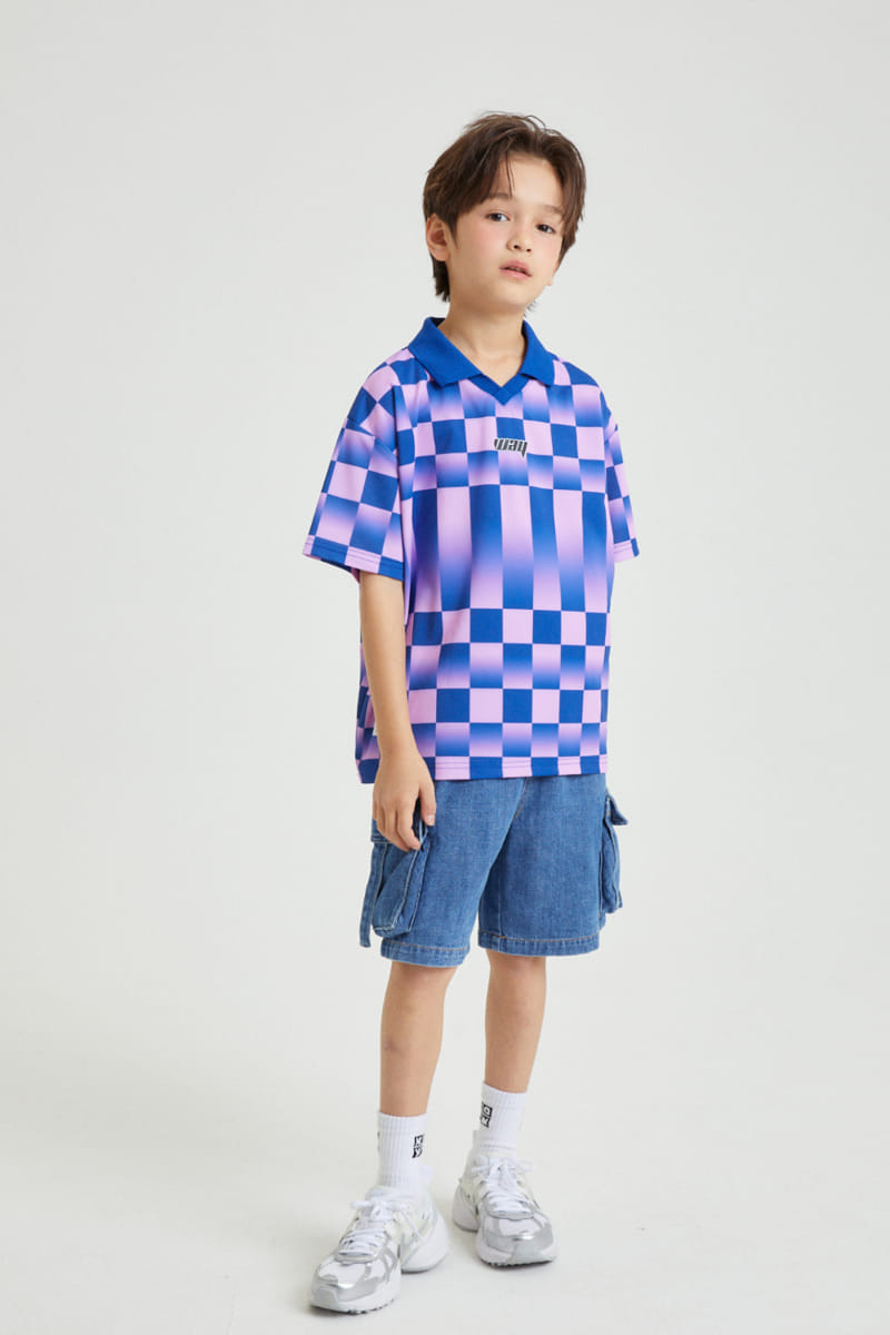 Kokoyarn - Korean Children Fashion - #discoveringself - Checker Short Sleeve Tee - 10