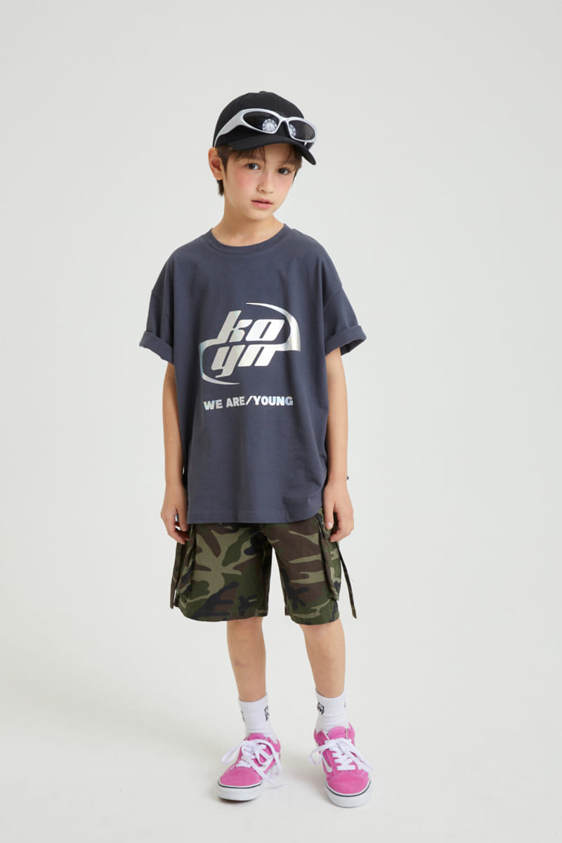 Kokoyarn - Korean Children Fashion - #kidsshorts - Prism Logo Short Sleeve Tee - 8