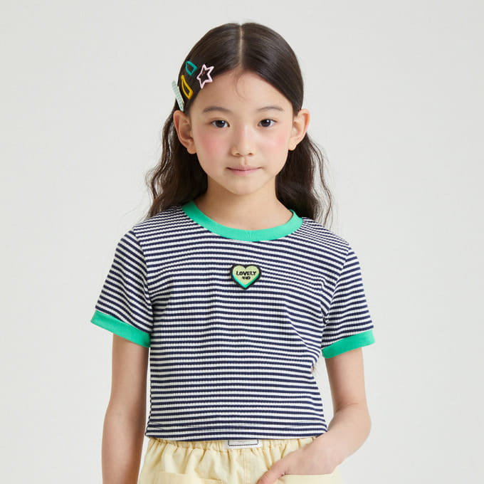 Kokoyarn - Korean Children Fashion - #minifashionista - Heart Patch Tee