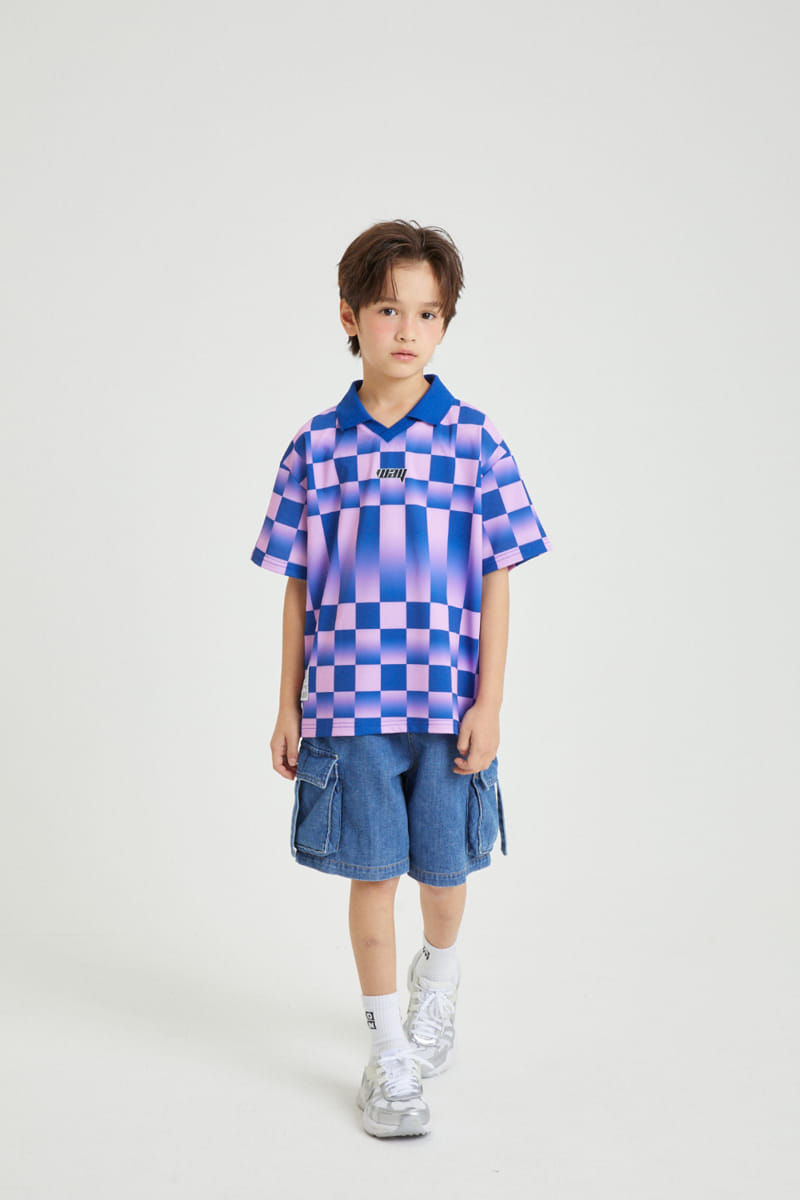 Kokoyarn - Korean Children Fashion - #prettylittlegirls - Checker Short Sleeve Tee - 5