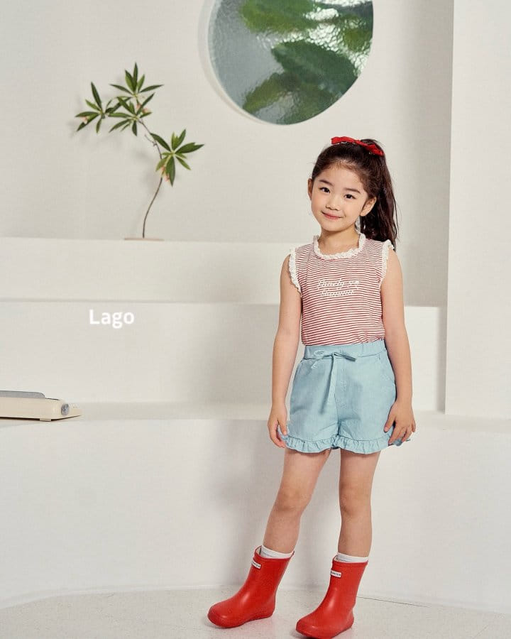 Lago - Korean Children Fashion - #Kfashion4kids - Chalrang Frill Denim - 9