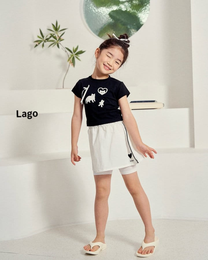 Lago - Korean Children Fashion - #Kfashion4kids - Cat Span Tee - 7