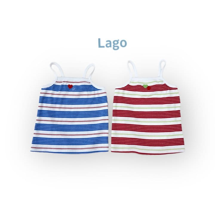 Lago - Korean Children Fashion - #childofig - Summer Two Heart Sleeveless Tee - 6