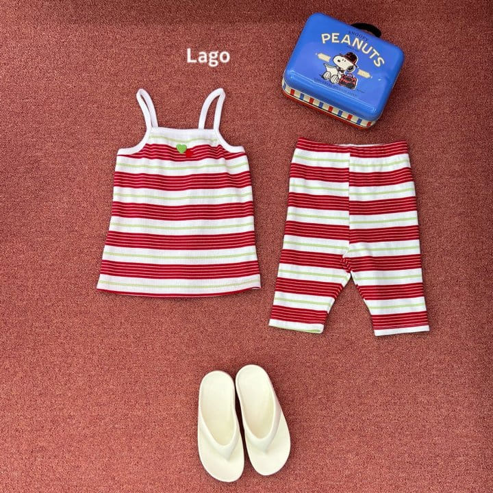 Lago - Korean Children Fashion - #childofig - Summer Two Heart Sleeveless Tee - 7