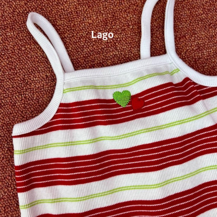 Lago - Korean Children Fashion - #childrensboutique - Summer Two Heart Sleeveless Tee - 8