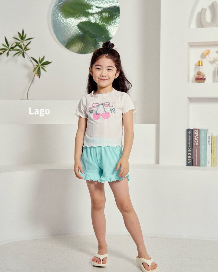 Lago - Korean Children Fashion - #discoveringself - Cherry Span Terry Tee - 8