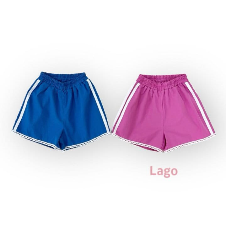 Lago - Korean Children Fashion - #kidsshorts - Tape Lace Pants