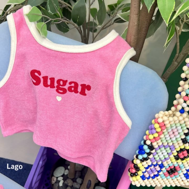 Lago - Korean Children Fashion - #kidsstore - Sugar Terry Sleeveless Tee - 4