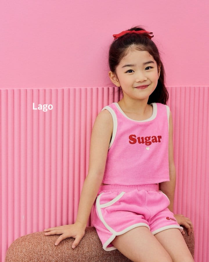 Lago - Korean Children Fashion - #prettylittlegirls - Sugar Terry Pants - 10