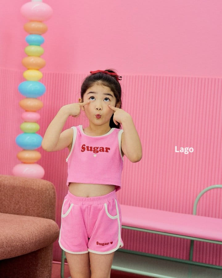 Lago - Korean Children Fashion - #todddlerfashion - Sugar Terry Pants - 11