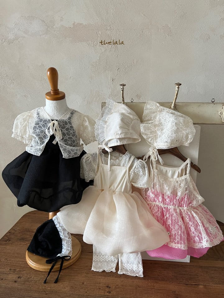 Lala - Korean Baby Fashion - #babyclothing - Light Flower Bonnet - 8
