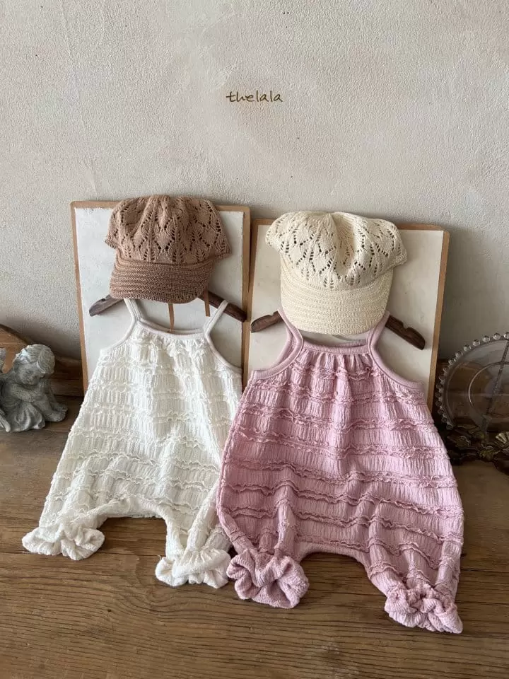 Lala - Korean Baby Fashion - #onlinebabyshop - Milk Overalls - 3