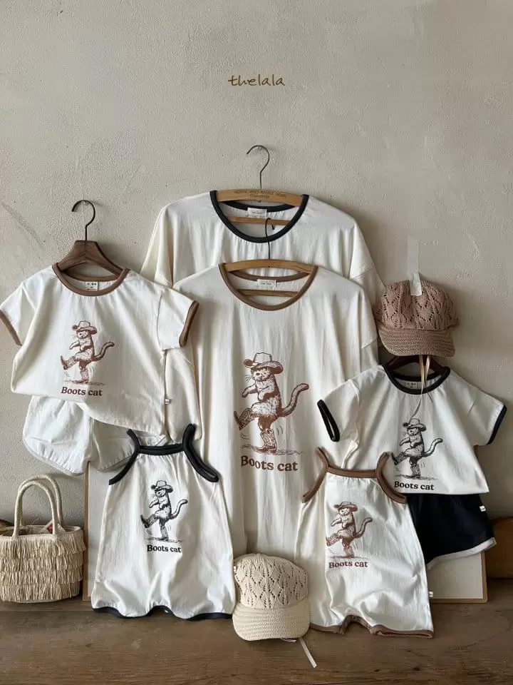 Lala - Korean Children Fashion - #fashionkids - Cat Tee - 7