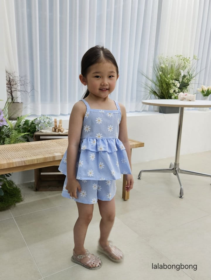 Lalabongbong - Korean Children Fashion - #Kfashion4kids - Cuty Kan Kan Top Bottom Set