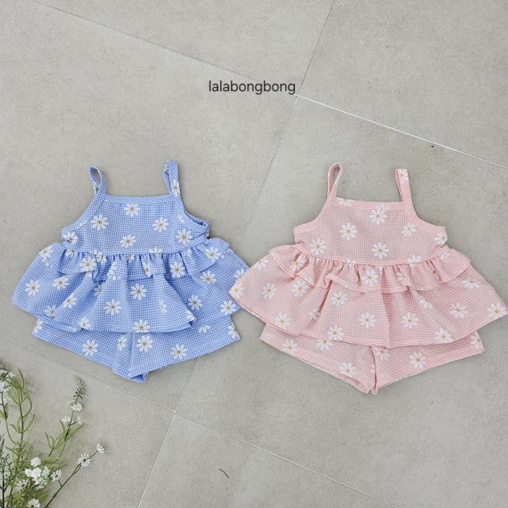 Lalabongbong - Korean Children Fashion - #childofig - Cuty Kan Kan Top Bottom Set - 9