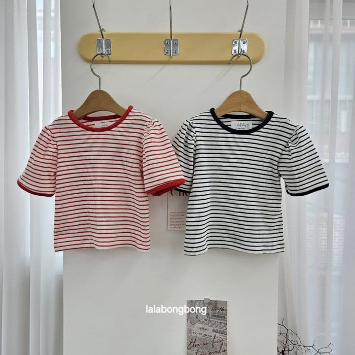 Lalabongbong - Korean Children Fashion - #childofig - Waffle ST Tee - 9