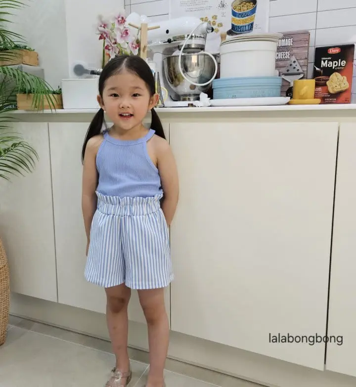 Lalabongbong - Korean Children Fashion - #designkidswear - Vivid Halter Tee - 8