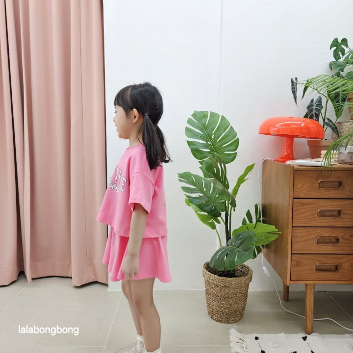 Lalabongbong - Korean Children Fashion - #designkidswear - Valentine Top Bottom Set - 2