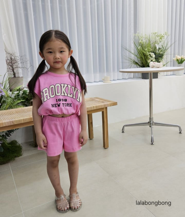 Lalabongbong - Korean Children Fashion - #fashionkids - Brook Top Bottom Set - 9