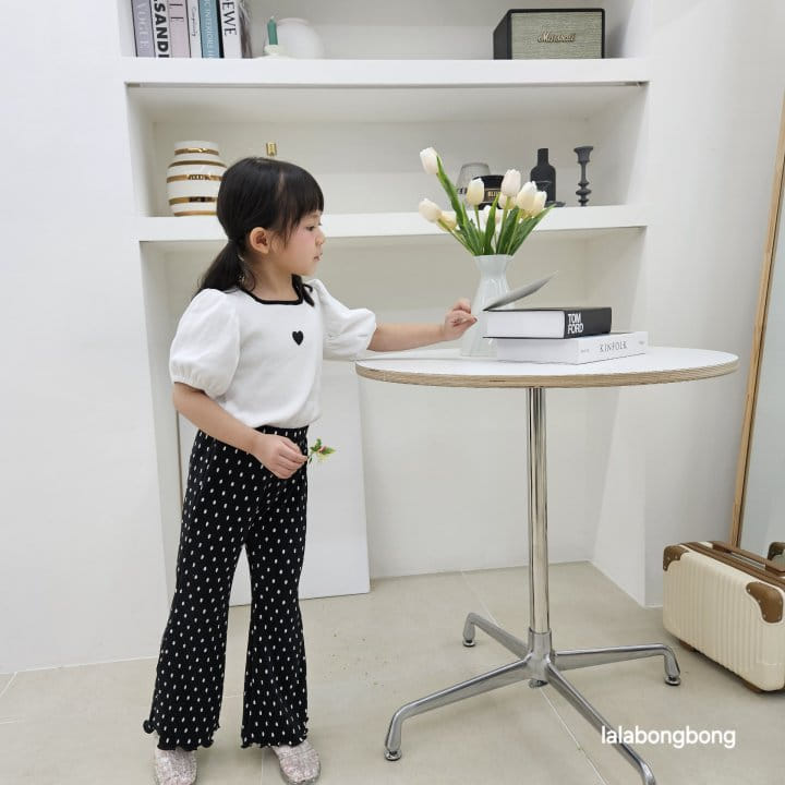 Lalabongbong - Korean Children Fashion - #fashionkids - Dot Pleats Pants - 6