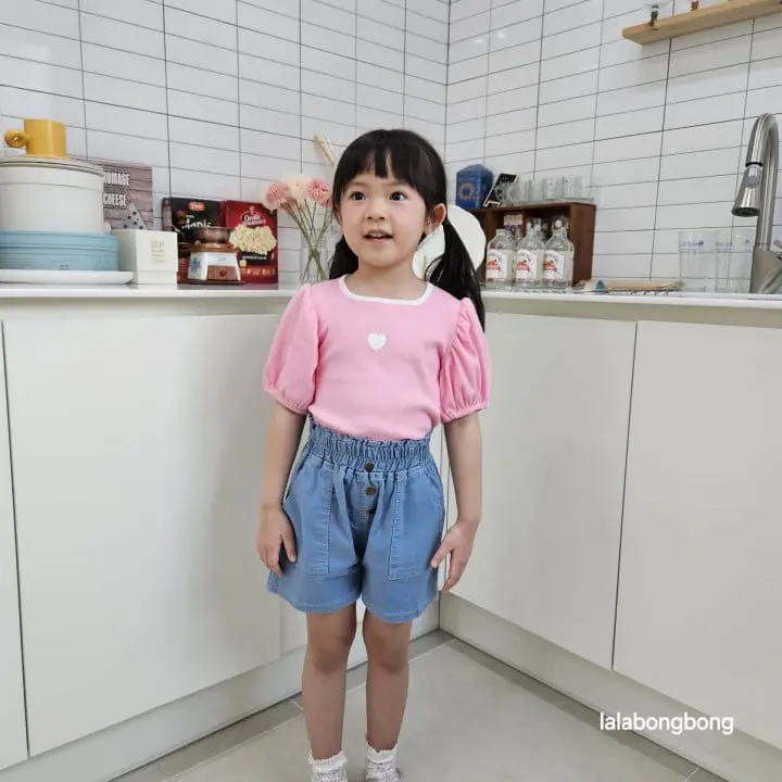 Lalabongbong - Korean Children Fashion - #fashionkids - Summer Denim Shorts