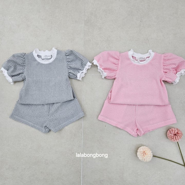 Lalabongbong - Korean Children Fashion - #fashionkids - Clover Top Bottom Set - 9