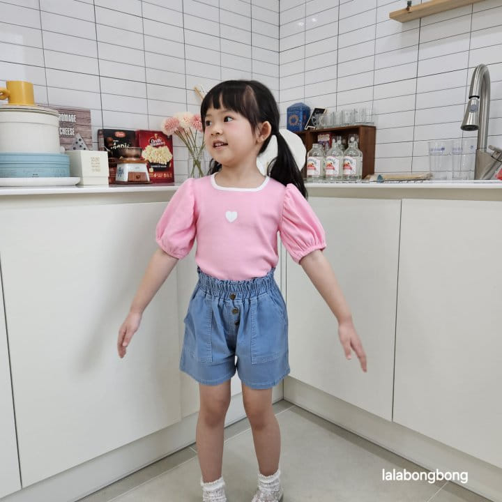 Lalabongbong - Korean Children Fashion - #kidsshorts - Summer Denim Shorts - 2