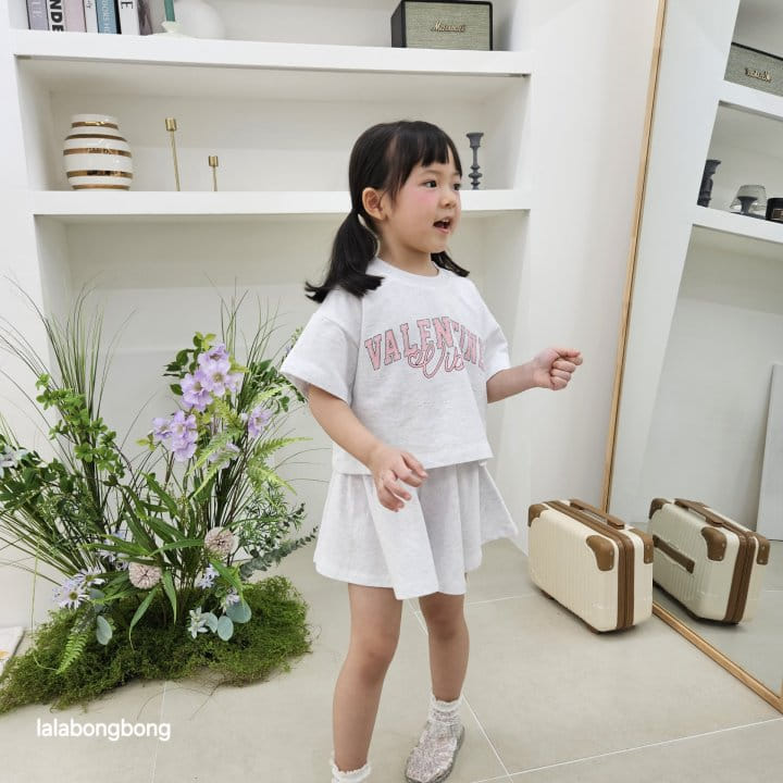 Lalabongbong - Korean Children Fashion - #kidzfashiontrend - Valentine Top Bottom Set - 7