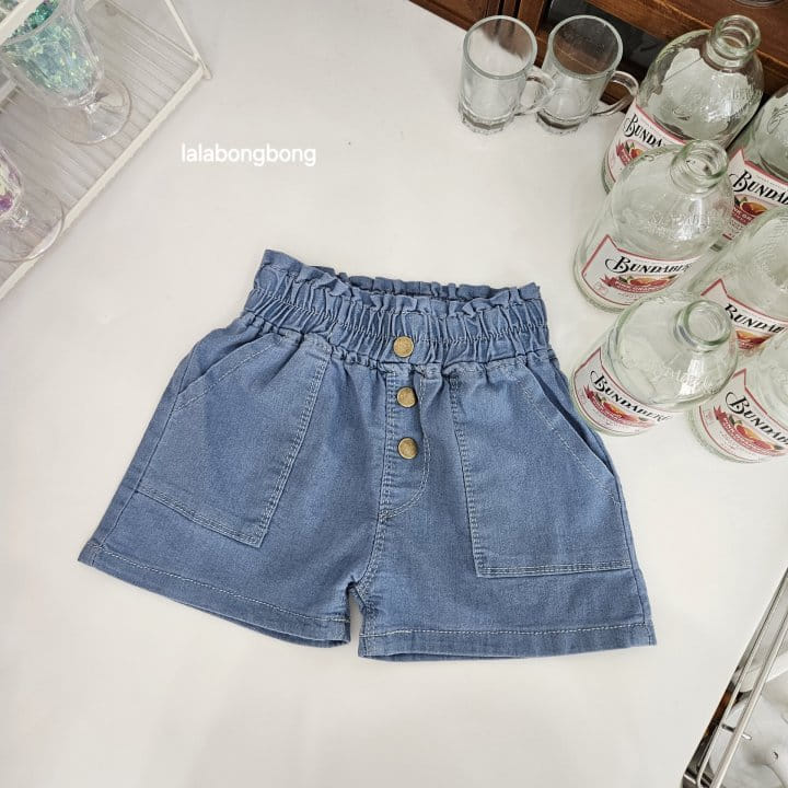 Lalabongbong - Korean Children Fashion - #magicofchildhood - Summer Denim Shorts - 7