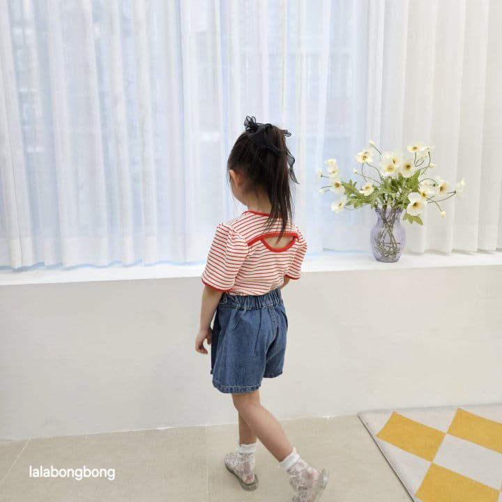 Lalabongbong - Korean Children Fashion - #minifashionista - Waffle ST Tee - 6